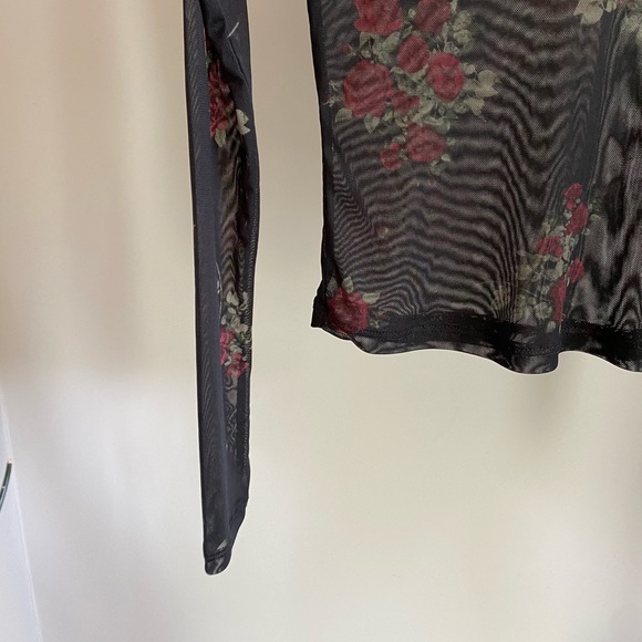 Floral Mesh Long Sleeve - Garage Size XS - Picture 3 of 6
